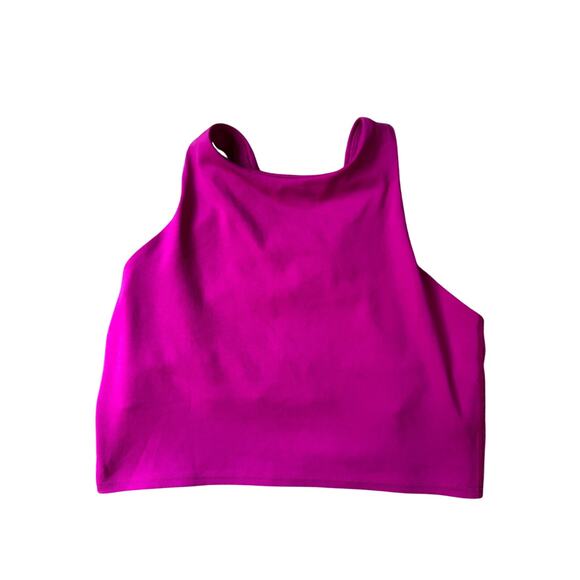 Athleta | Fuchsia Conscious Crop Bikini Top | Size Small - Picture 1 of 5